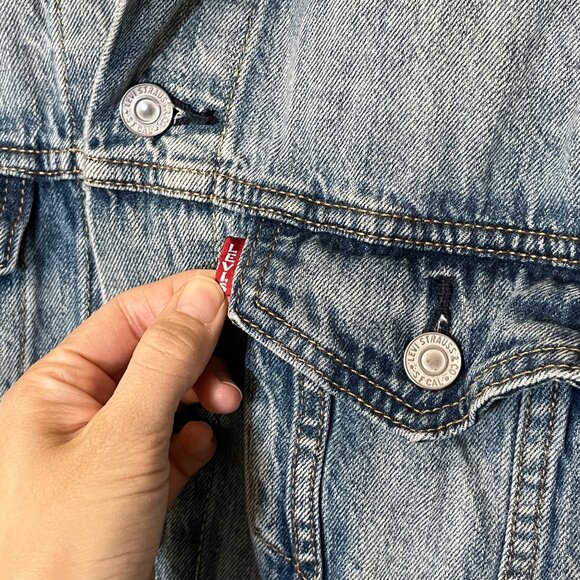 Levi's Trucker Denim Jacket - Men's Size M - Blue - Picture 3 of 11